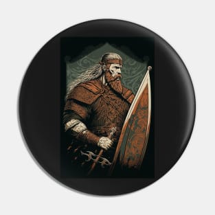 Glorious Guardian: A Celtic Warrior Pin