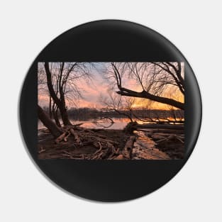 Potomac River Sunset Pin