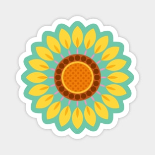 Anna Frozen Fever Sunflower Magnet