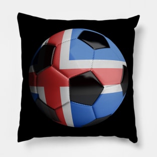 Iceland Soccer Ball Pillow