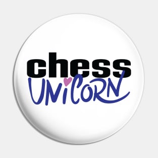 Chess Unicorn Pin