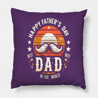 happy father’s day 2024 to the best dad in the world Pillow