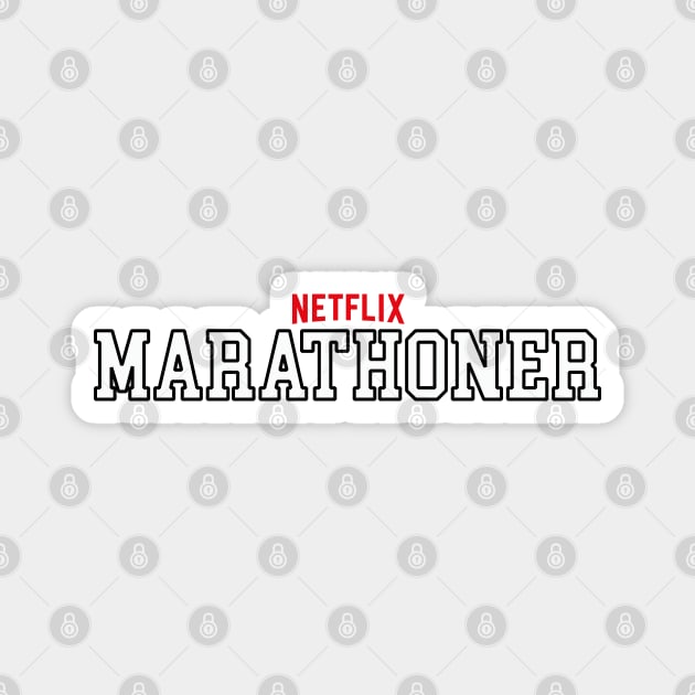 Netflix Marathoner Magnet by inotyler