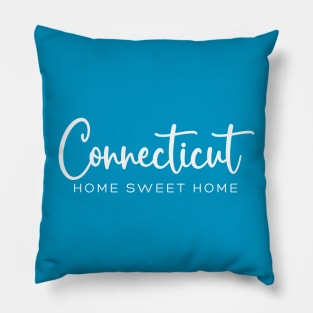 Connecticut: Home Sweet Home Pillow