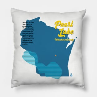 Pearl Lake Wisconsin Pillow