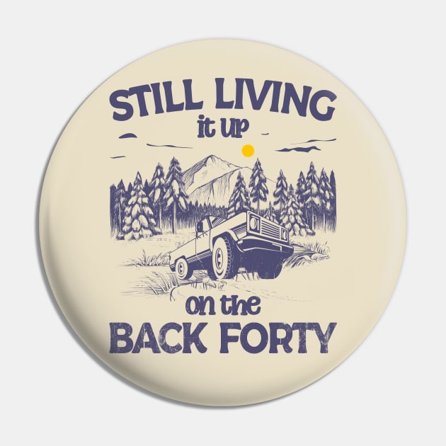 Still Living it up on the Back Forty Pin by Blended Designs