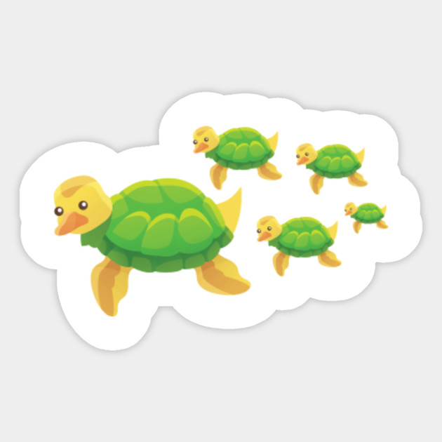 Team Turtle Ducks Team Turtle Ducks Sticker Teepublic