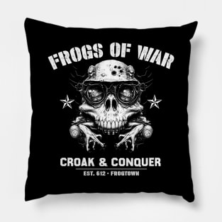 Hell Comes to Frogtown (Black Print) Pillow