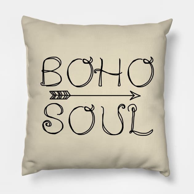 Boho Soul Pillow by CindersRose