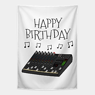 Sound Engineer Happy Birthday Musician Tapestry