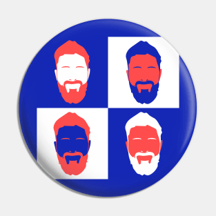 Minimalist Olivier Giroud Pop Art Pin