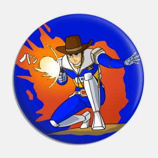 Bam! Pow! Bounty hunter Pin