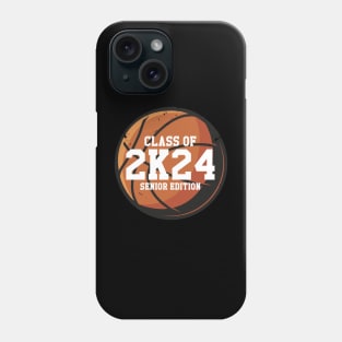 Class of 2024 Basketball Senior Shirt Senior 2024 Basketball Phone Case