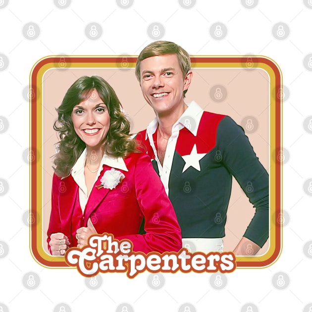 The Carpenters // Retro 70s Aesthetic Fan Design by DankFutura