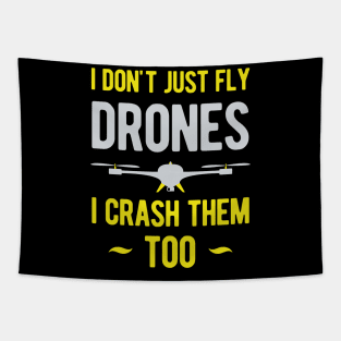 Funny Drone Gift Idea Tapestry
