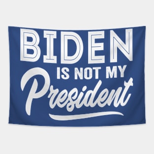 Biden Is Not My President Tapestry