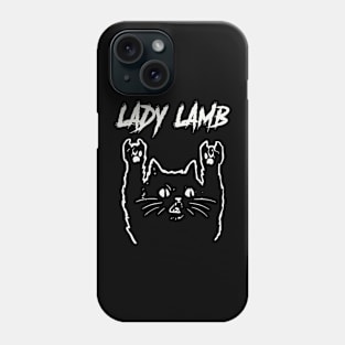 lady and the cat Phone Case