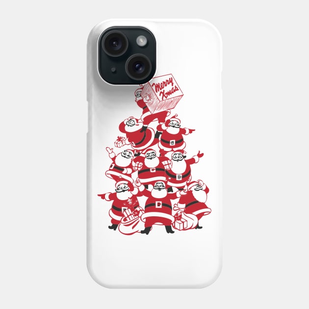 Santa Tree | Santa Claus | Father Christmas | Merry Xmas | Phone Case by Eclectic At Heart