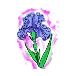 iris flower art T-Shirt