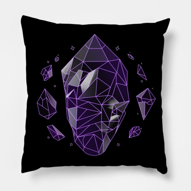 Obsidian Pillow by Lumos19Studio