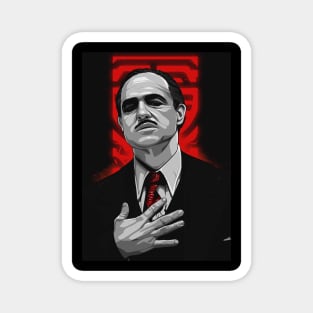 The God Father Graphic Magnet