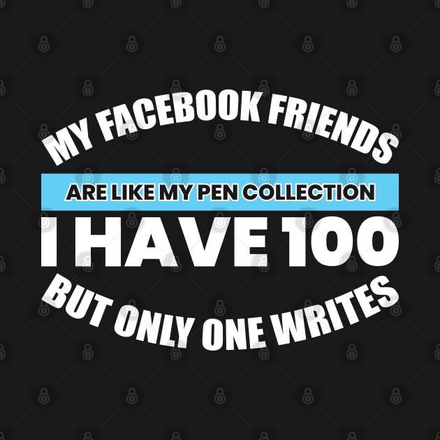 Funny Facebook Friends Quote by Hifzhan Graphics