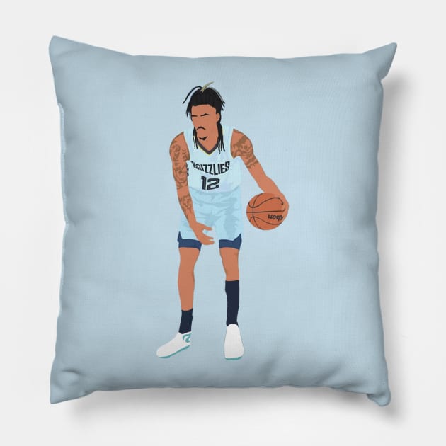 Dribble ball of Ja Pillow by Comicollogy