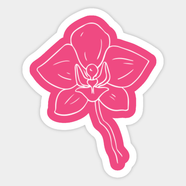 Xylobium Orchid Orchid Sticker Teepublic