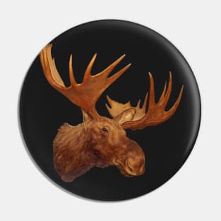 Moose Head Pin