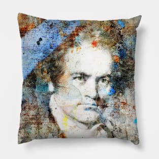 Beethoven Composer Musician Portrait Pillow