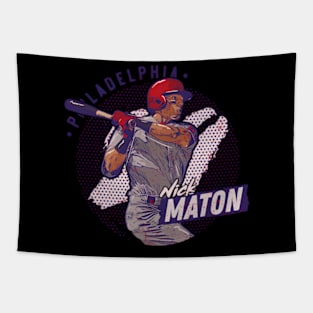 Nick Maton Philadelphia Dots Tapestry