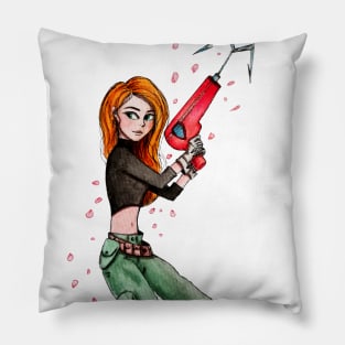 Kim possible-Fan art Pillow