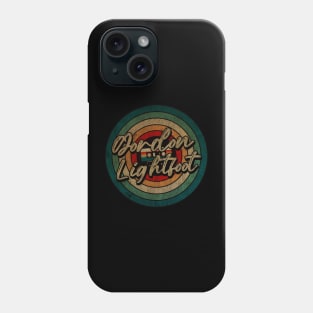 Gordon Lightfoot  -  Vintage Circle kaset Phone Case