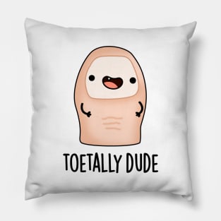 Toetally Cute Big Toe Pun Pillow