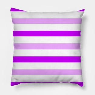 Dark light purple white stripes parallel lines pattern Pillow