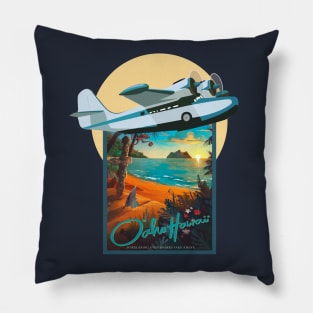 Goose over Hawaii Pillow