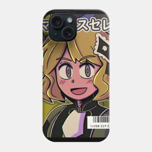 vaporwave anime aesthetic girl serena video game Phone Case