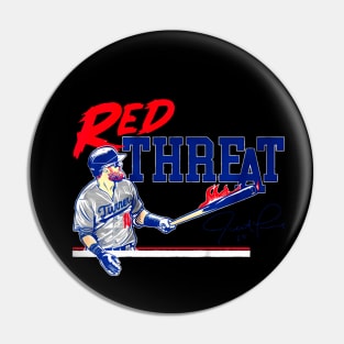 Justin Turner The Red Threat Pin