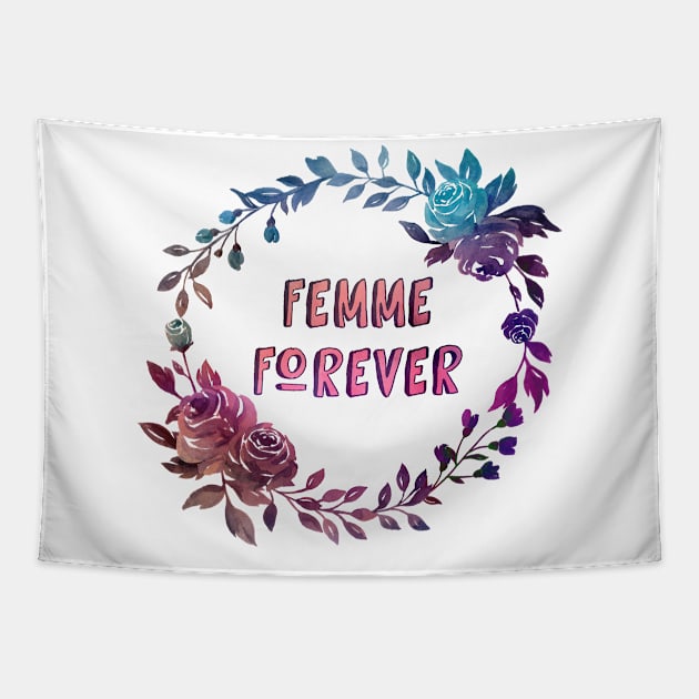 Femme Forever Tapestry by AnnieBCreative