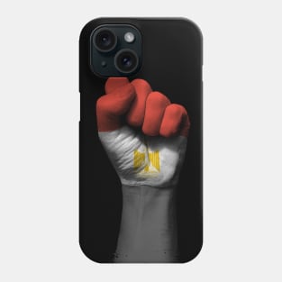 Flag of Egypt on a Raised Clenched Fist Phone Case