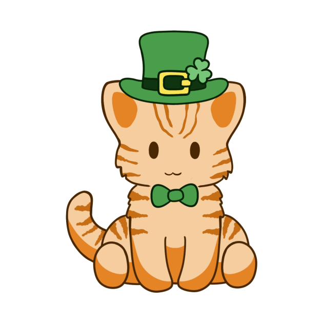 St Patrick Tabby Kitty by BiscuitSnack