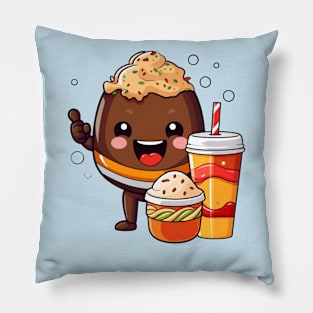 kawaii  junk food T-Shirt cute  funny Pillow