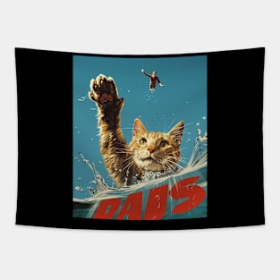 Cat Paws Tracks Tapestry