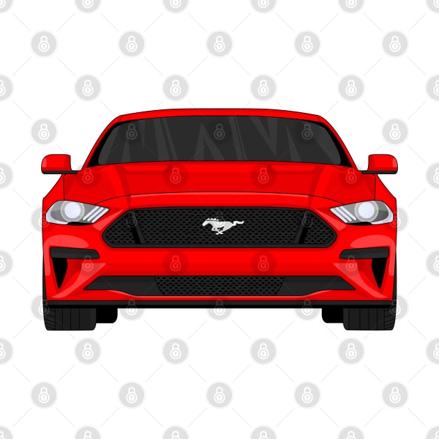 MUSTANG RED by VENZ0LIC