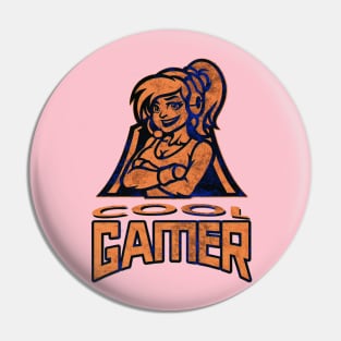 Cool Gamer - funny gift for teen girls video-game lovers Pin