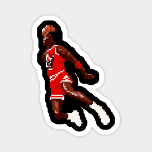 Michael Jordan pixel dunk Magnet