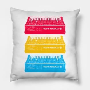 Polivoks / Retro Analog Synthesizer Art Pillow