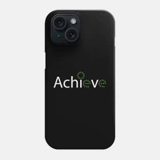 Achieve artistic typography design Phone Case