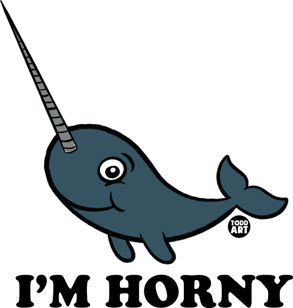 HONRY NARWHAL Kids T-Shirt by toddgoldmanart