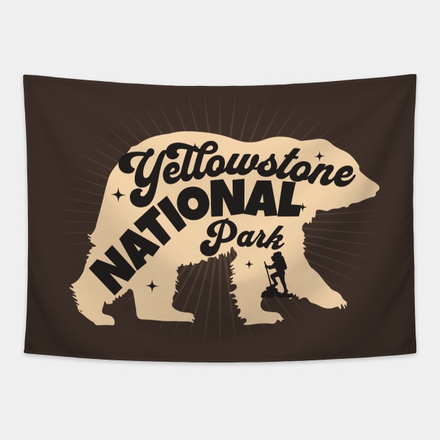 Yellowstone National Park Tapestry by HUNTINGisLIFE